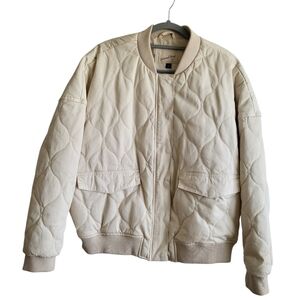 Universal Thread Quilted Lined Coat Womens XXL Ivory